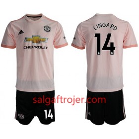 Manchester United Fodboldtrøjer Lingard 14 Børn Udebanesæt 2018/19 Kort ærmer